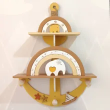 شلف دیواری اتاق کودک طرح ملوانی مدل MKids53-B