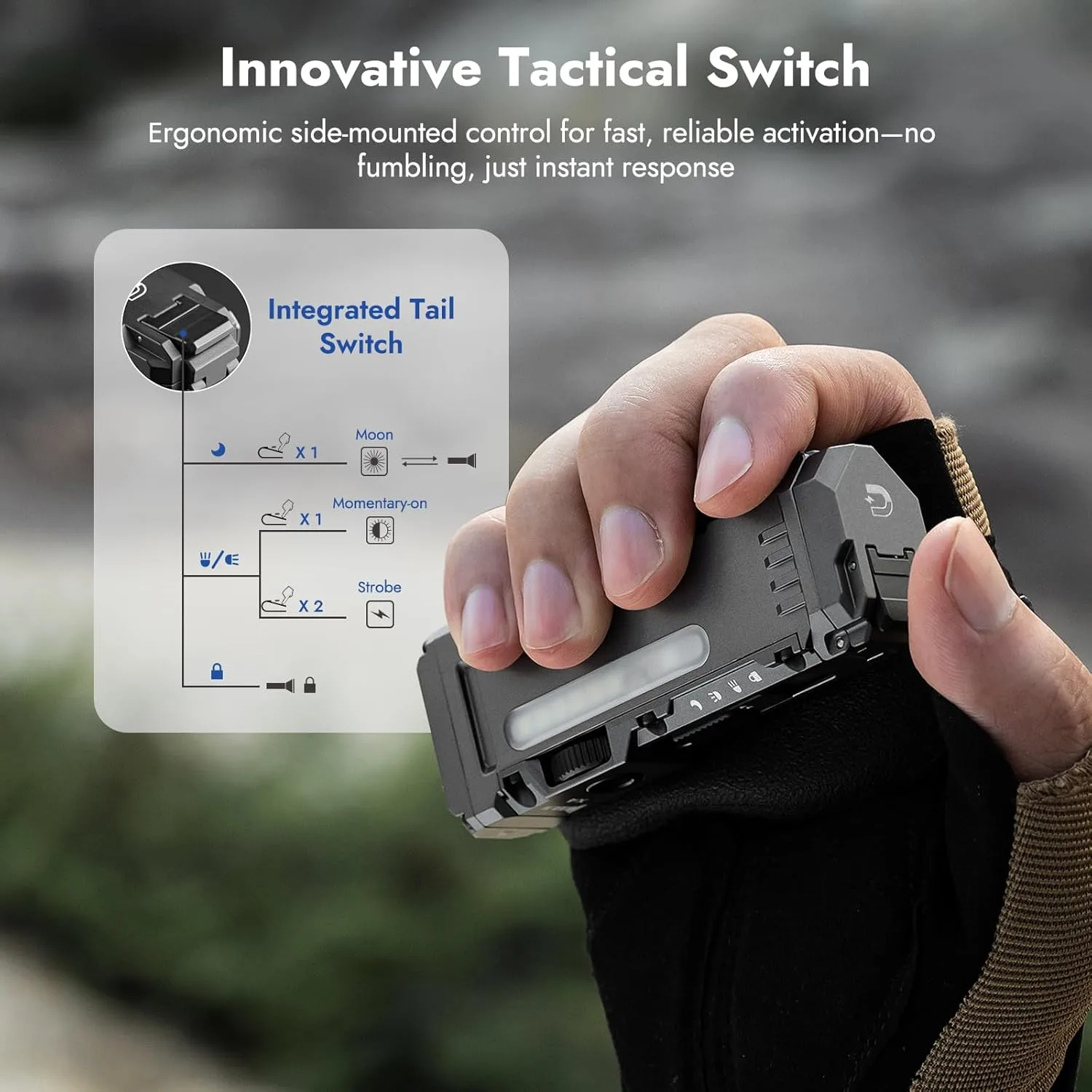 چراغ قوه دستی وبن مدل X4 با نور مهتابی