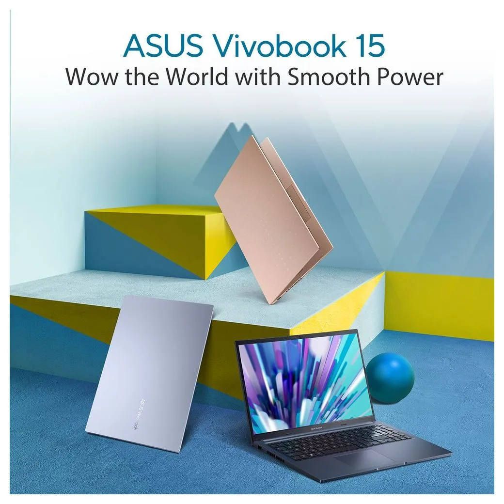 لپ تاپ 15.6 اینچی ایسوس مدل Vivobook 15 A1502VA-BQ531-i5 13420H-8GB DDR4-512GB SSD-TN