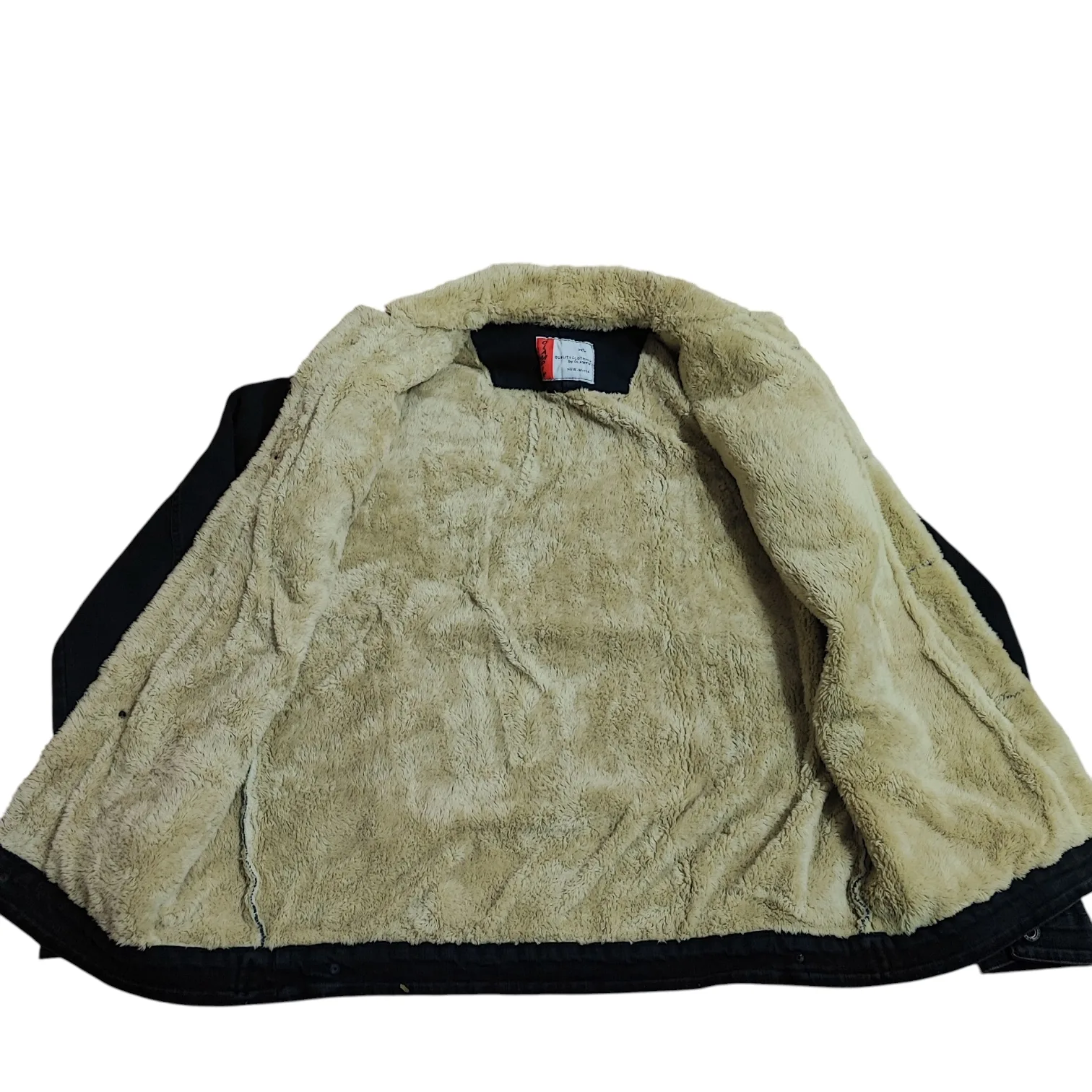 کت پاییزه مردانه مدل جین خزدار کد zo.zrd