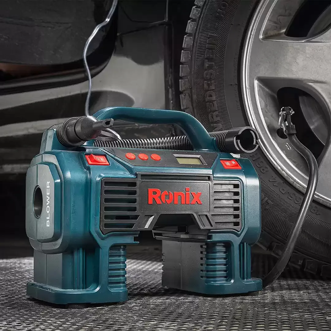 کمپرسور باد سه کاره دیجیتال فندکی 12 ولت رونیکس مدل RH_4260B