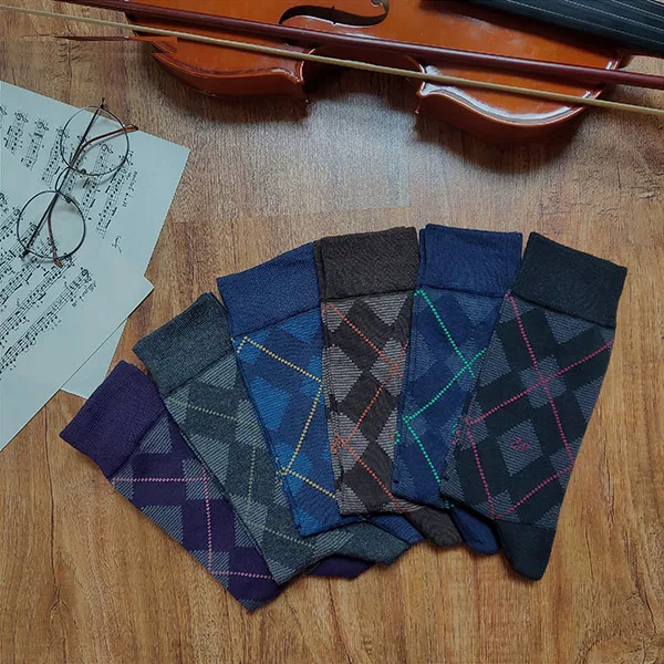 جوراب مردانه مدل لندن کد PH687.2 مجموعه 6 عددی