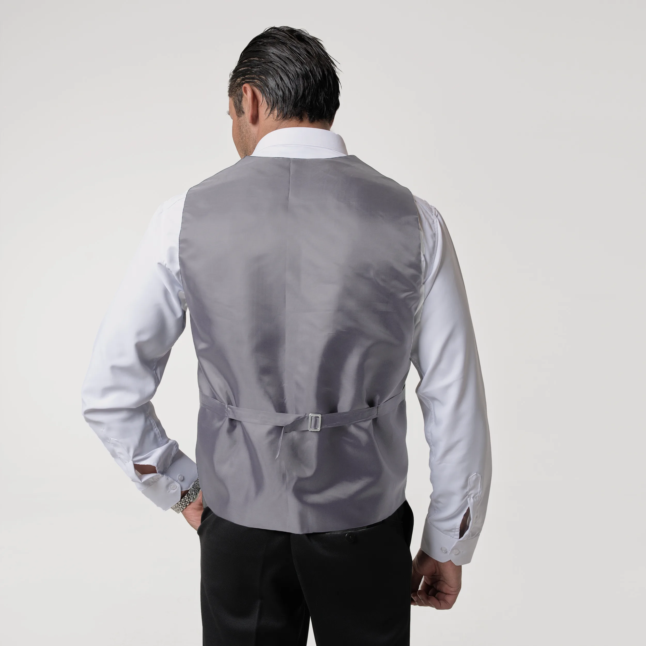 جلیقه رسمی مردانه مدل دبل برس 3698