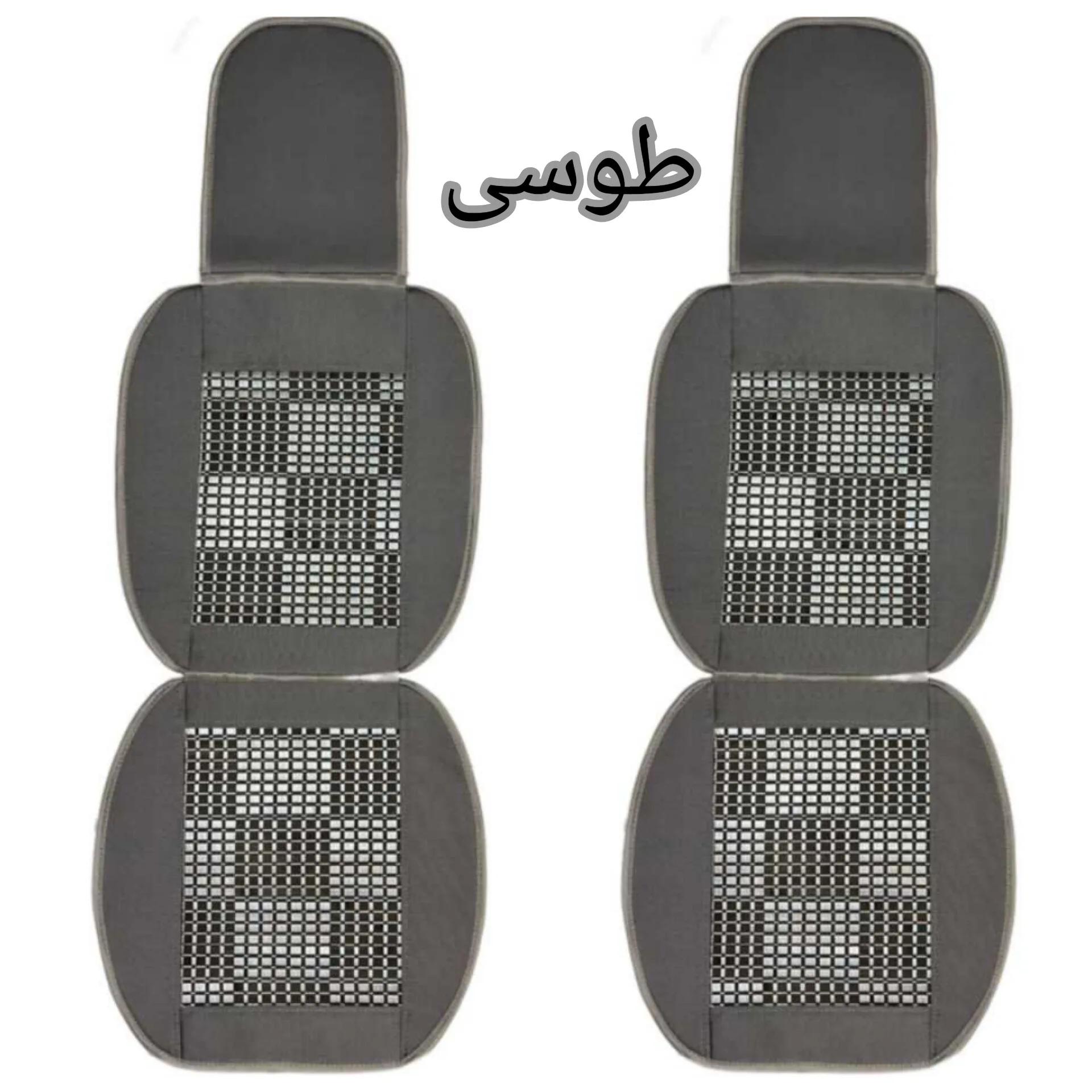 پشتی صندلی خودرو مدل عرقگیر حصیری مجموعه 2 عددی