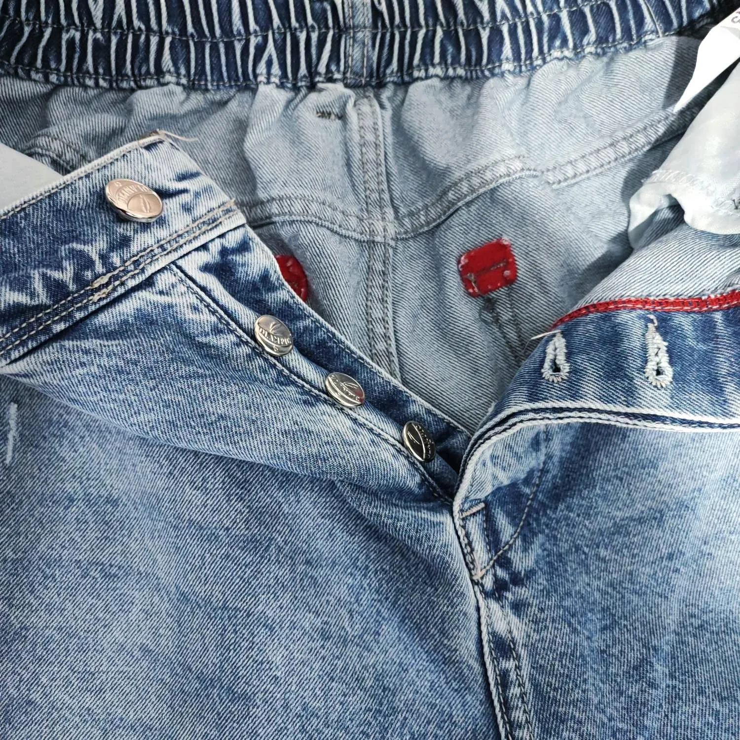 شلوار جین مام فیت مردانه مدل ar212