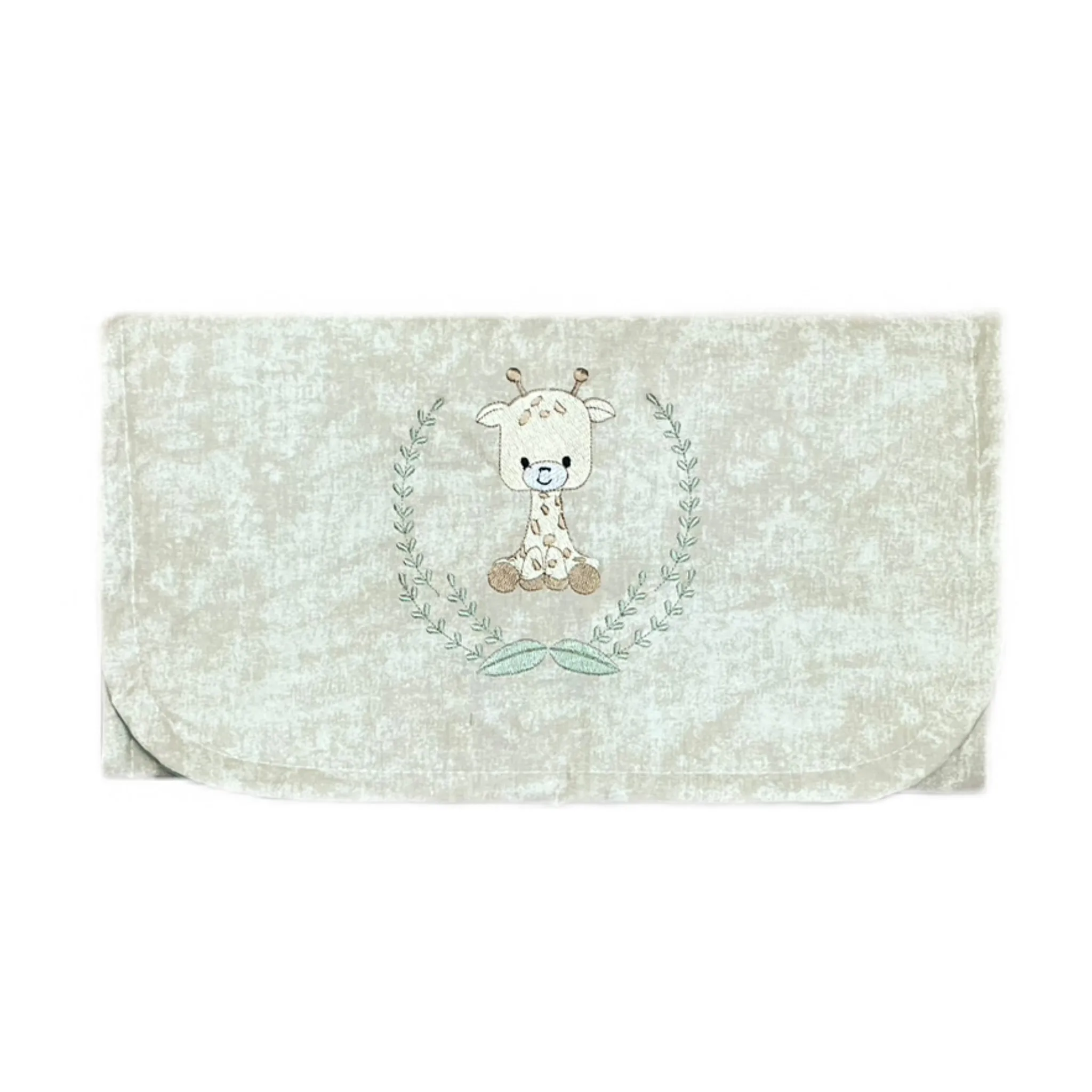 زیرانداز تعویض نوزاد مدل زیر انداز تعویض کیفی نوزاد طرح زرافه کد 01