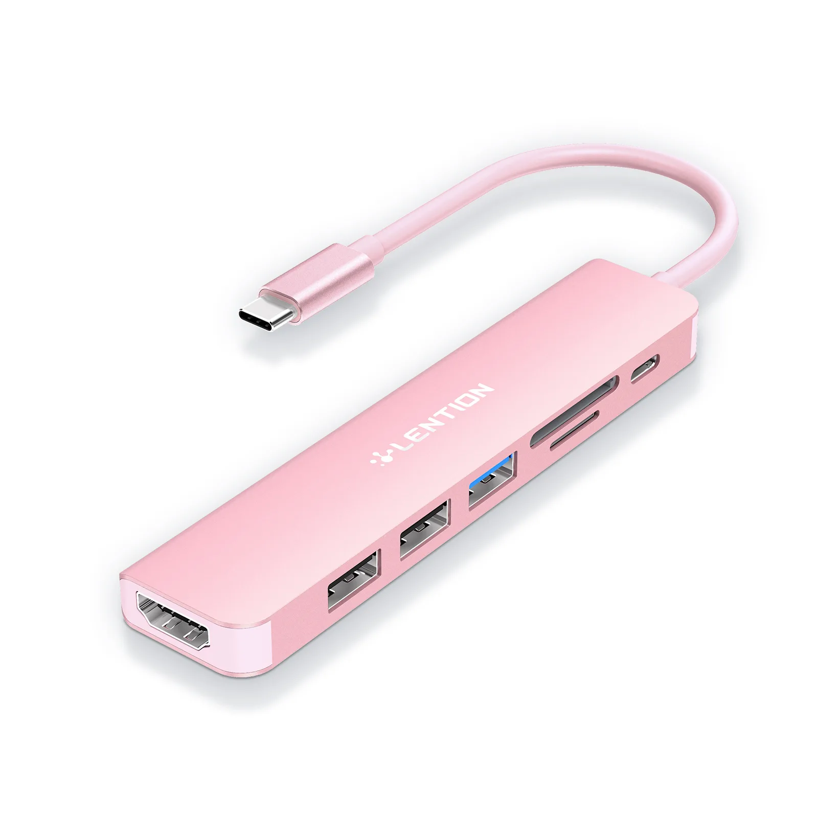 هاب 6 پورت USB-C لنشن مدل CE18-HCR