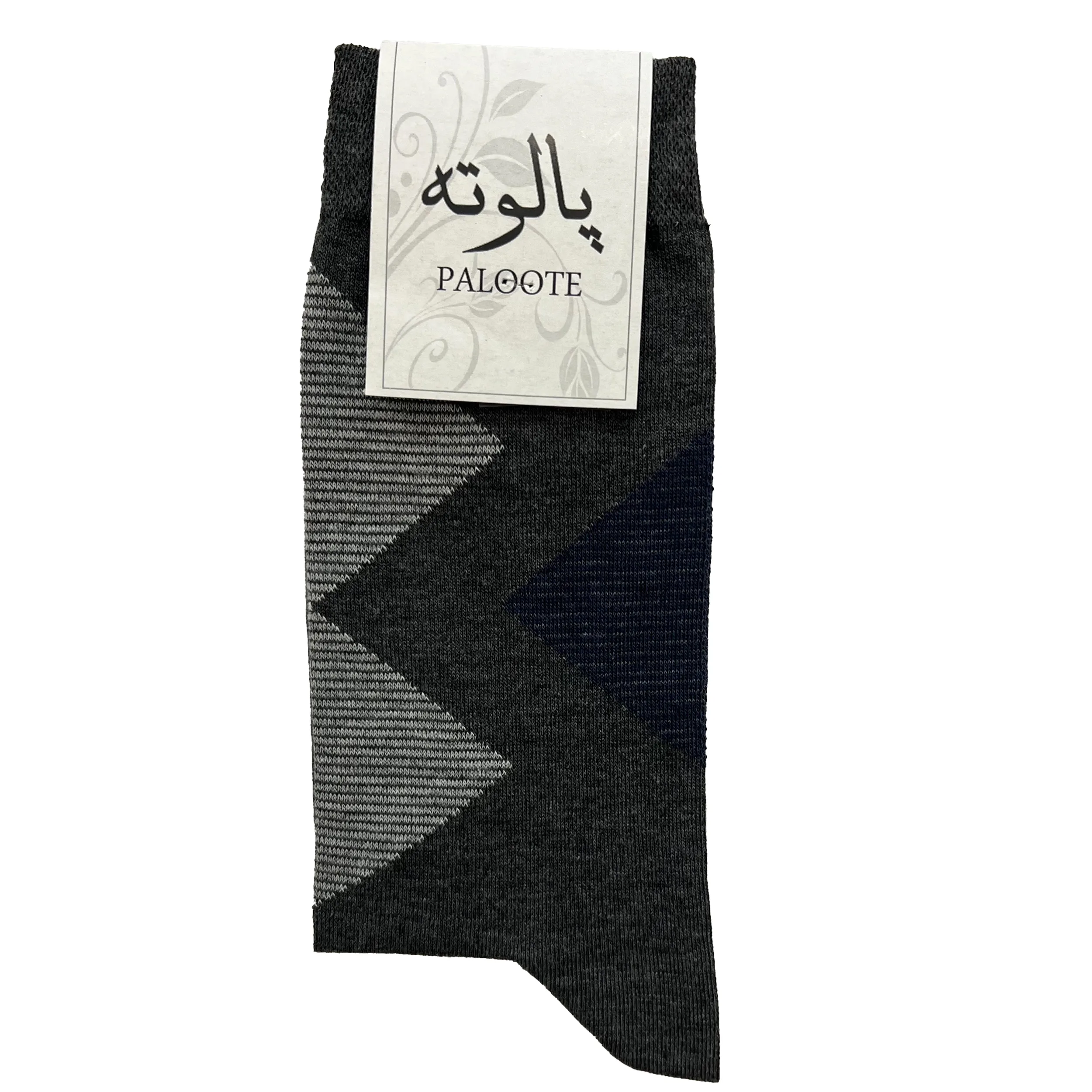 جوراب ساق بلند مردانه پالوته مدل PLT-SHG-P11 مجموعه 3 عددی