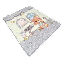 پتو کودک و نوزاد مدل خرس خوشحال سایز 120×100 سانتی متر