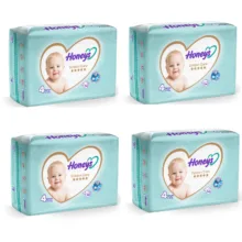 پوشک بچه هانیز مدل دابل سایز 4 مجموعه 4 عددی