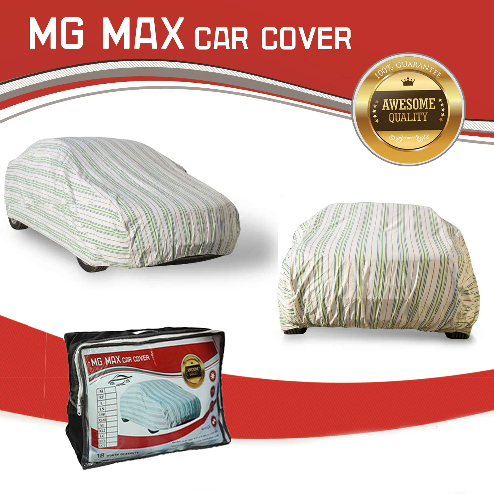 چادر خودرو ام جی مکث مدل تابستان مناسب برای پراید