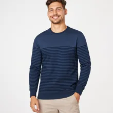 پلیور یقه گرد مردانه مدل 199386