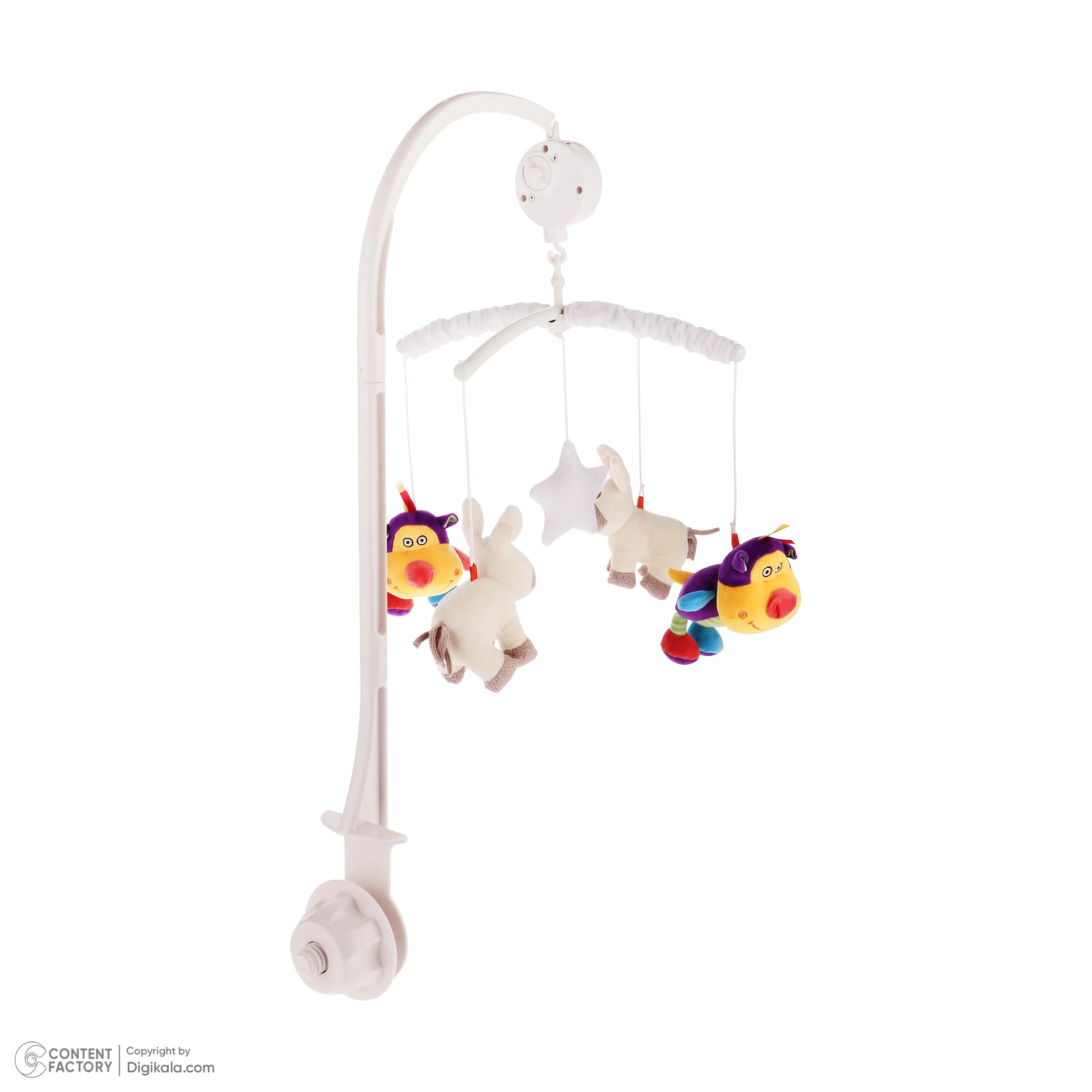 آویز تخت کودک مدل الاغ و میمون کد 005