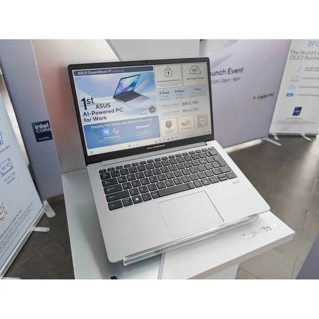 لپ تاپ 15.6 اینچی ایسوس مدل ExpertBook P1 P1503CVA-I716512B8D-i7 13620H-32GB DDR5-512GB SSD-TN - کاستوم شده