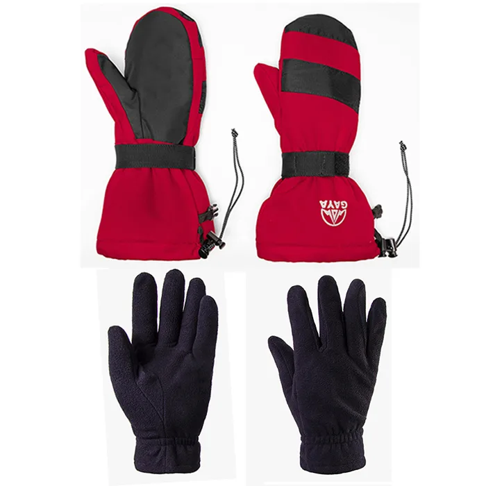 دستکش اسکی قایا مدل دو پوش الیاف آنیل کد 00M1