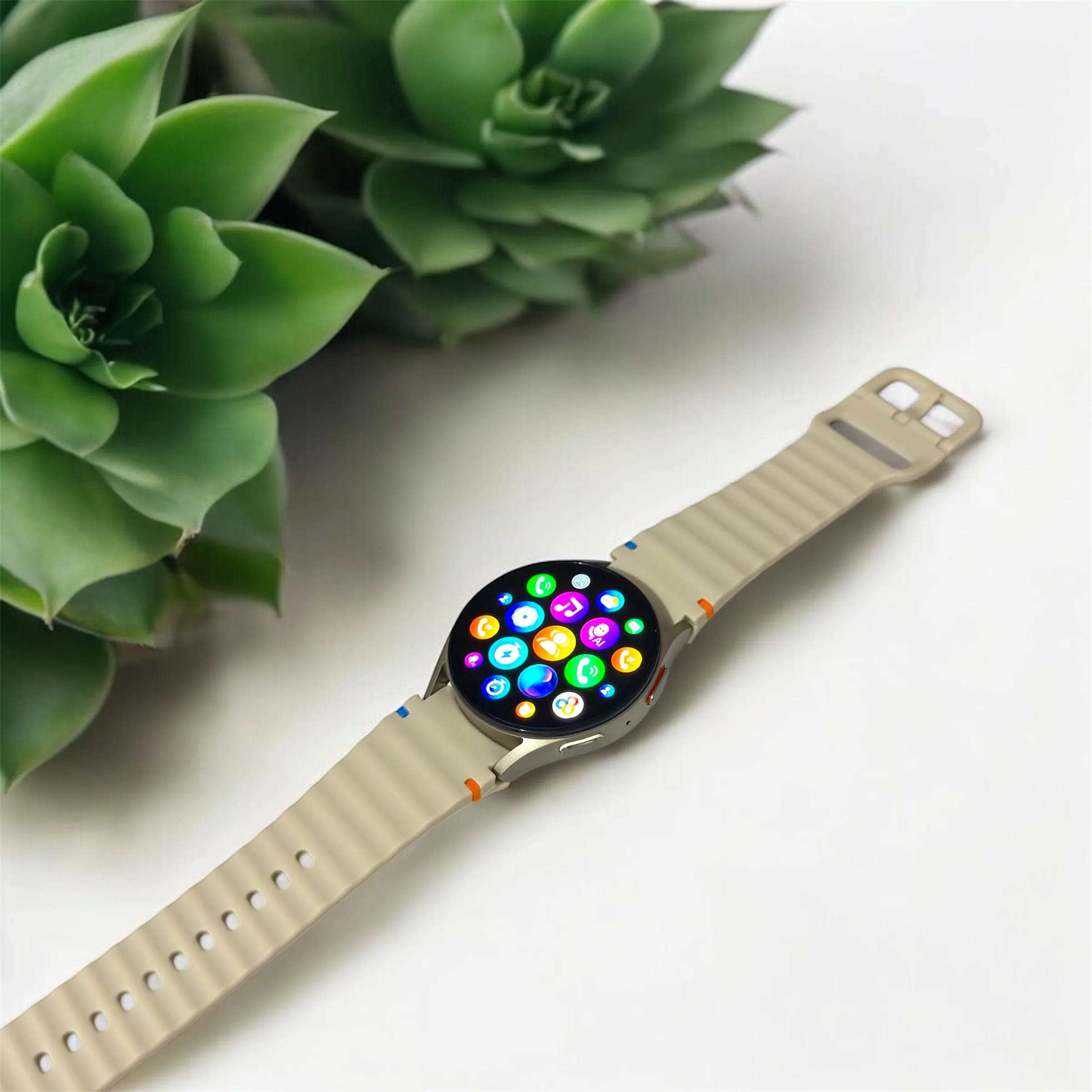 ساعت هوشمند 40 میلیمتری دیبت ویر مدل HD Watch7 mini با بند سیلیکون