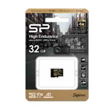کارت حافظه microSDHC سیلیکون پاور مدل Golden series Superior کلاس 10 استاندارد UHS-I U3 سرعت 100MBps ظرفیت 32 گیگابایت