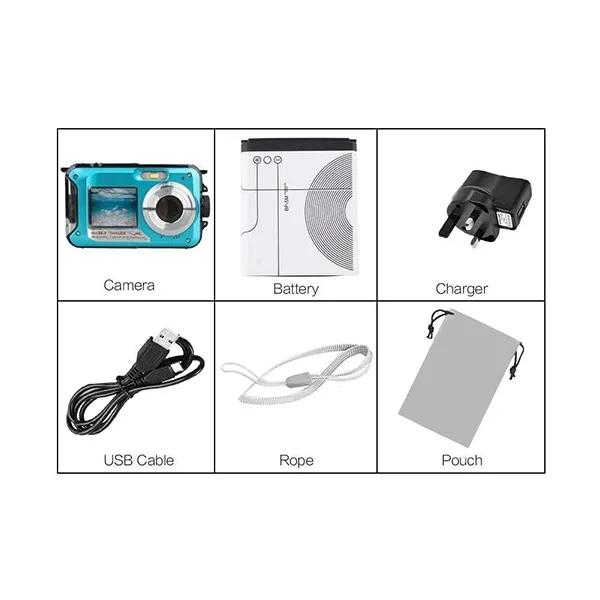 دوربین دیجیتال مدل Full HD 2.7K 48MP 10FT به همراه لنز 16X