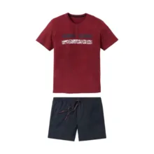 ست تی شرت و شلوارک مردانه مدل Z890