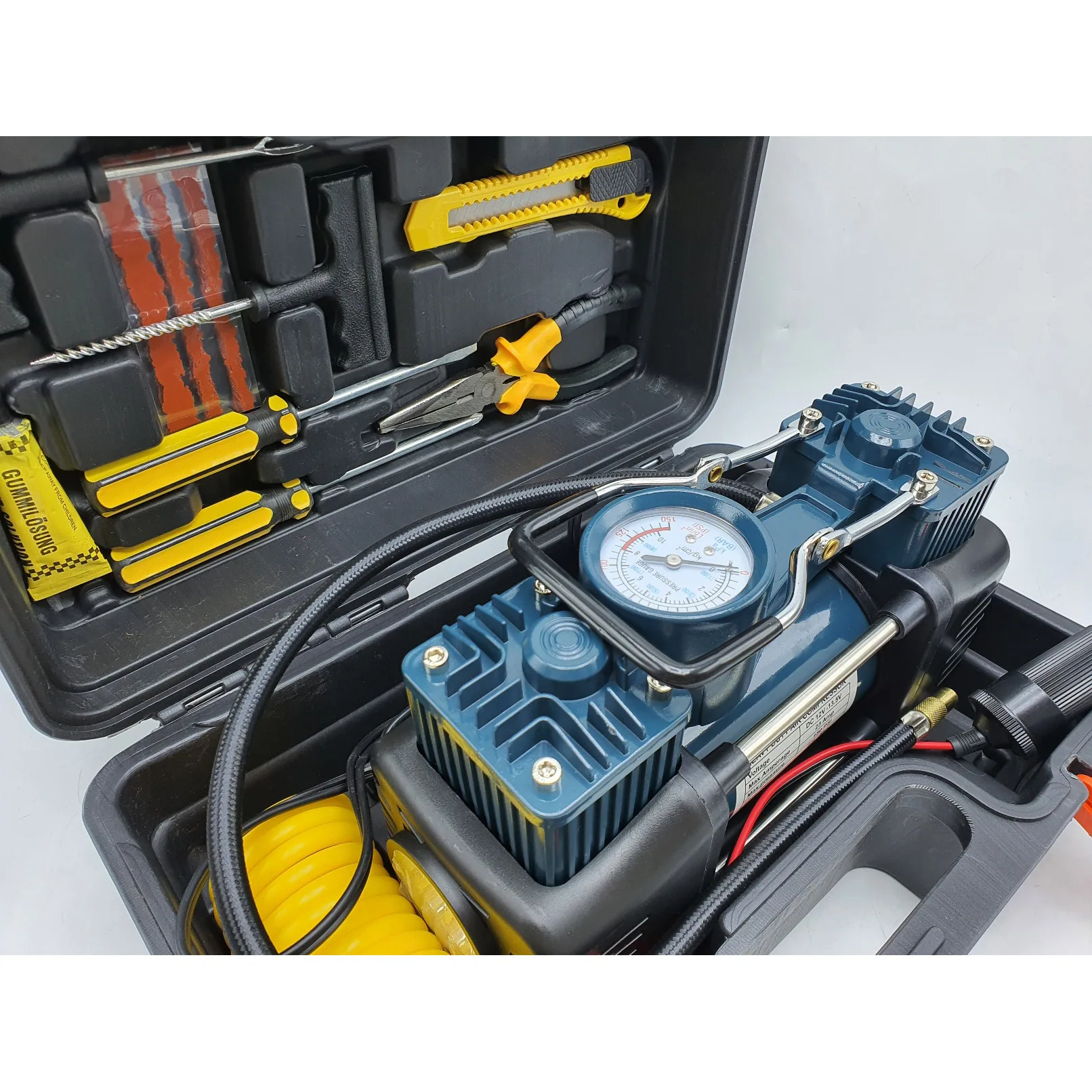 کمپرسور  فندکی هوا  باس مدل 150-PSI مجموعه 15 عددی