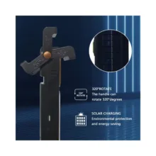 چراغ اضطراری و کمپینگ مدل HEL-2866T با نور مهتابی و آفتابی