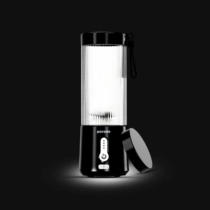 شیکر قابل حمل مدل LIFESTYLE portable Blender with extra Botton lid 4PD-LFST017-BK