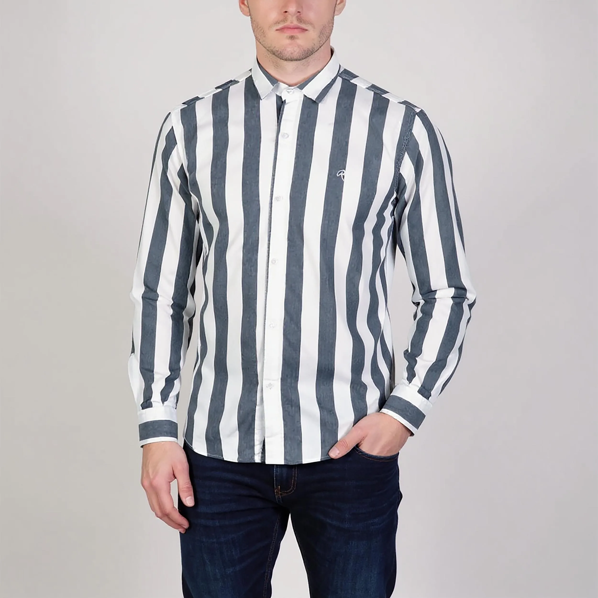 پیراهن آستین بلند مردانه مدل BMBT1137-1