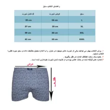 شورت مردانه چیندکا مدل پادار کد 708 مجموعه 3 عددی