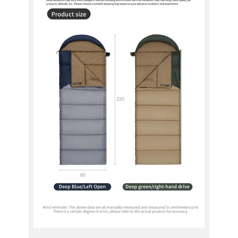 کیسه خواب یک نفره نیچرهایک مدل CNK2550WS028-Left Zipper