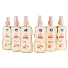اسپری روغن بچه وی کر مدل روغن پنبه دانه و گل رز حجم 230 میلی لیتر مجموعه 6 عددی