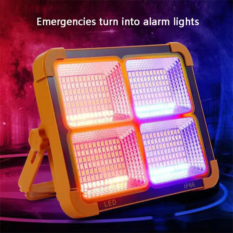 چراغ اضطراری مدل HG-66 با نور چند رنگ