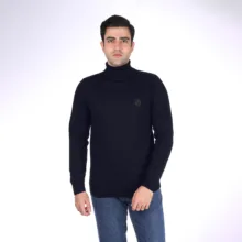 پلیور یقه اسکی مردانه تریکو پاییزان مدل PE700