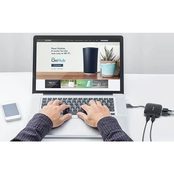 هاب USB 3.0 چهار پورت تی پی-لینک مدل UH400