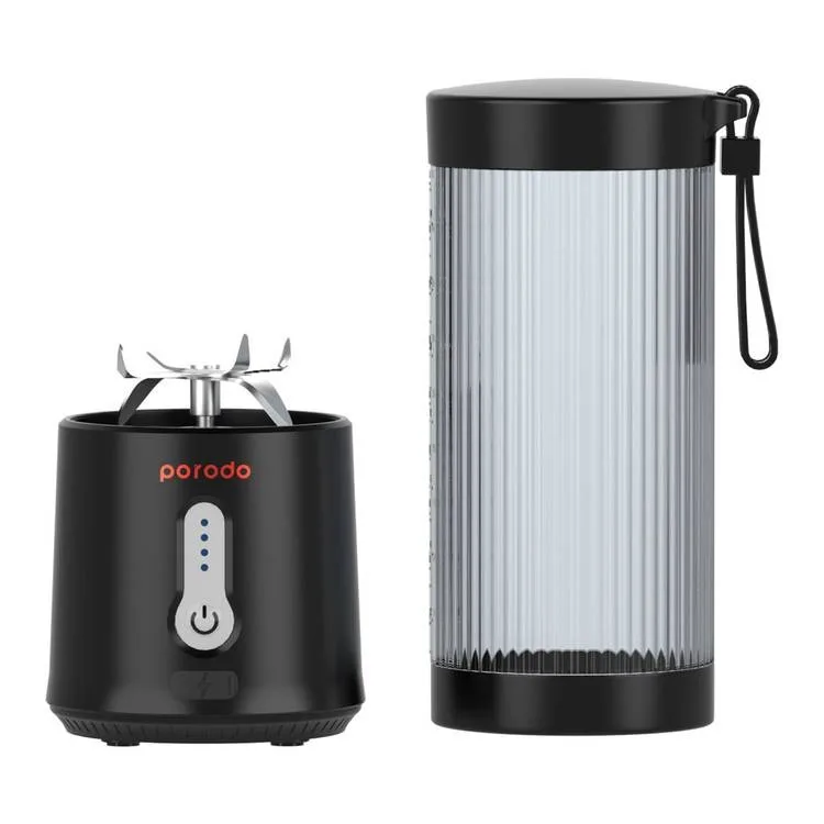 شیکر قابل حمل مدل LIFESTYLE portable Blender with extra Botton lid 4PD-LFST017-BK