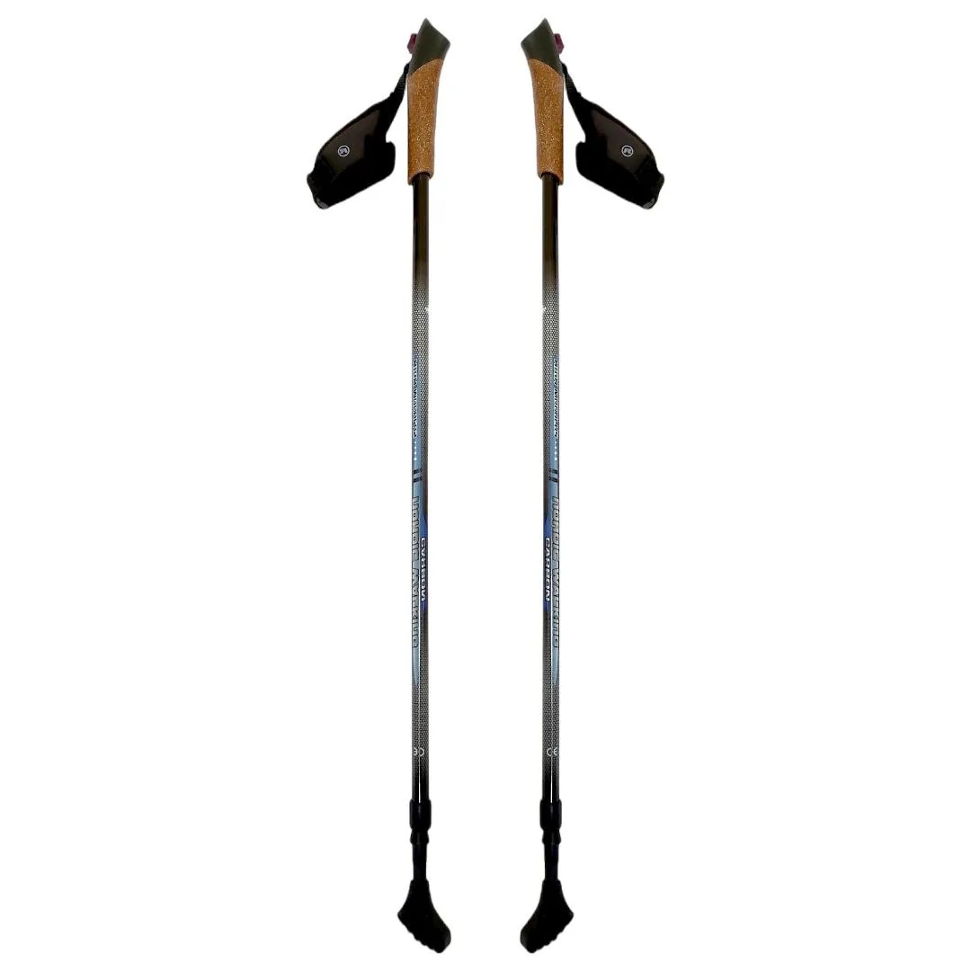 عصای کوهنوردی کرین مدل NORDIC WALKING مجموعه 2 عددی
