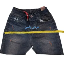 شلوار جین مام فیت مردانه مدل فشن کد k655