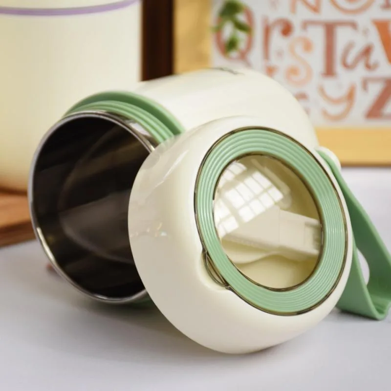 فلاسک غذا مدل دوجداره کد LBOX گنجایش 0.450 لیتر