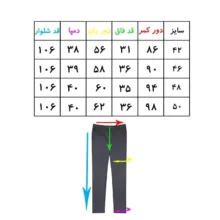 شلوار مردانه مدل پارچه ای
