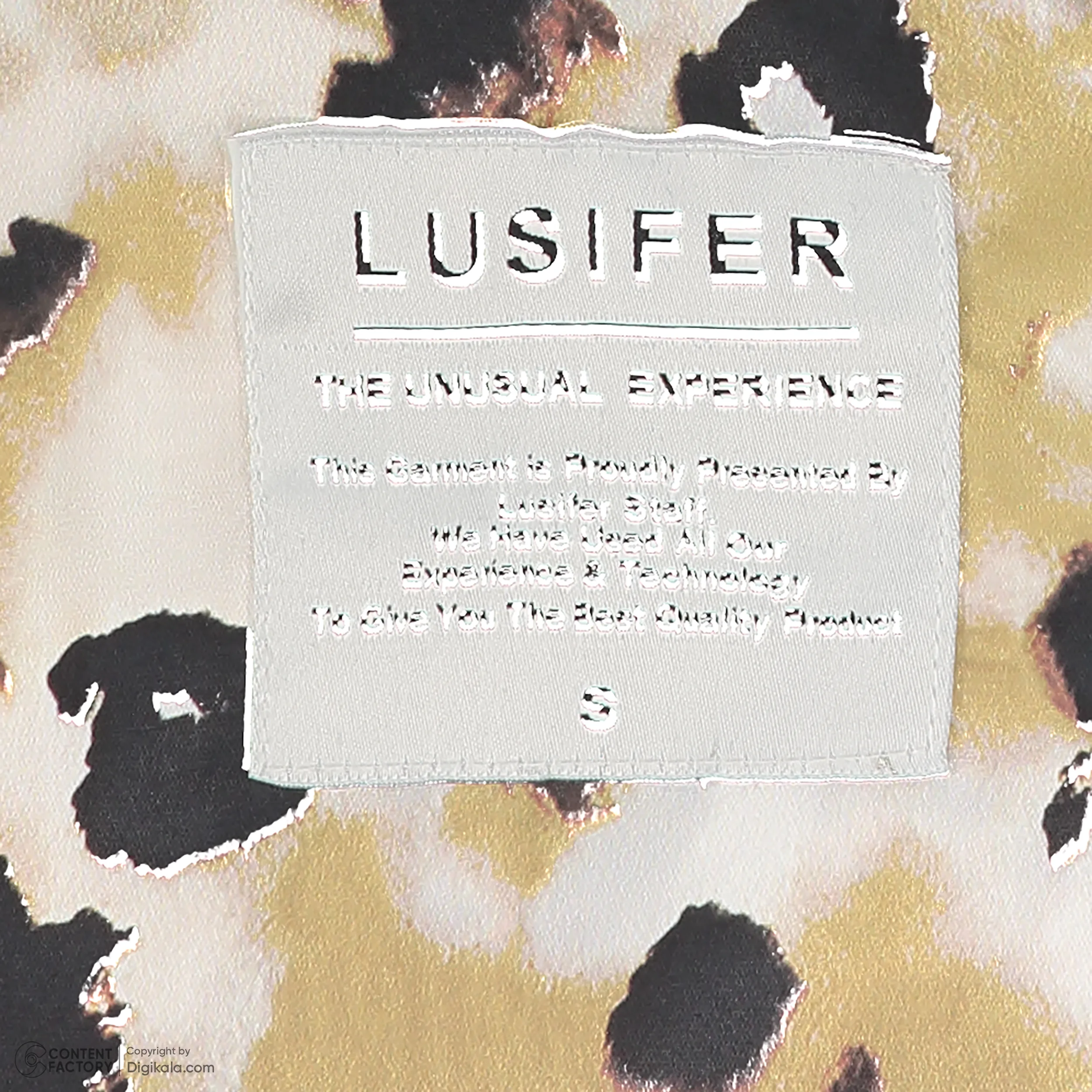 پیراهن آستین کوتاه یقه برگردان مردانه لوسیفر مدل M21346