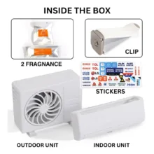 خوشبو کننده خورشیدی خودرو طرح کولر گازی مدل َSplit2024