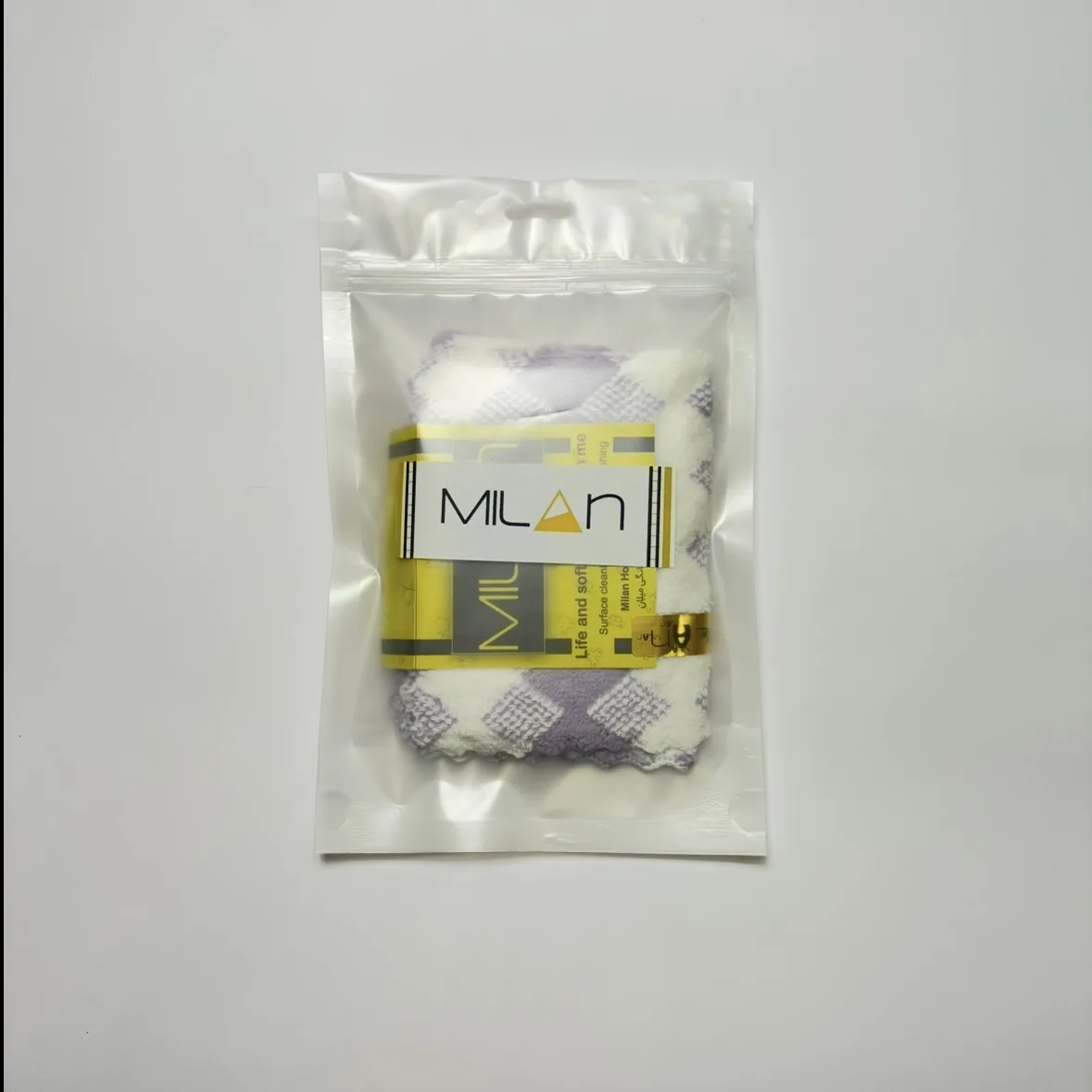 دستمال نظافت خودرو میلان مدل پولیشی لوزی