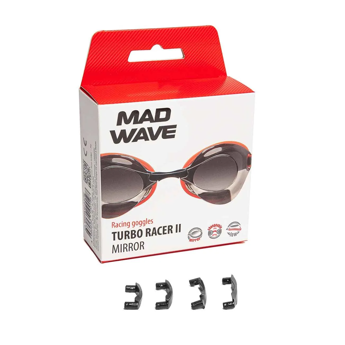 عینک شنا حرفه ای مناسب بزرگسال مد ویو مدل Turbo Racer Mirror