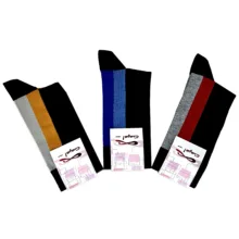 جوراب ساق بلند مردانه اسپست مدل ASP-XSH-VRTAA1 مجموعه 3 عددی