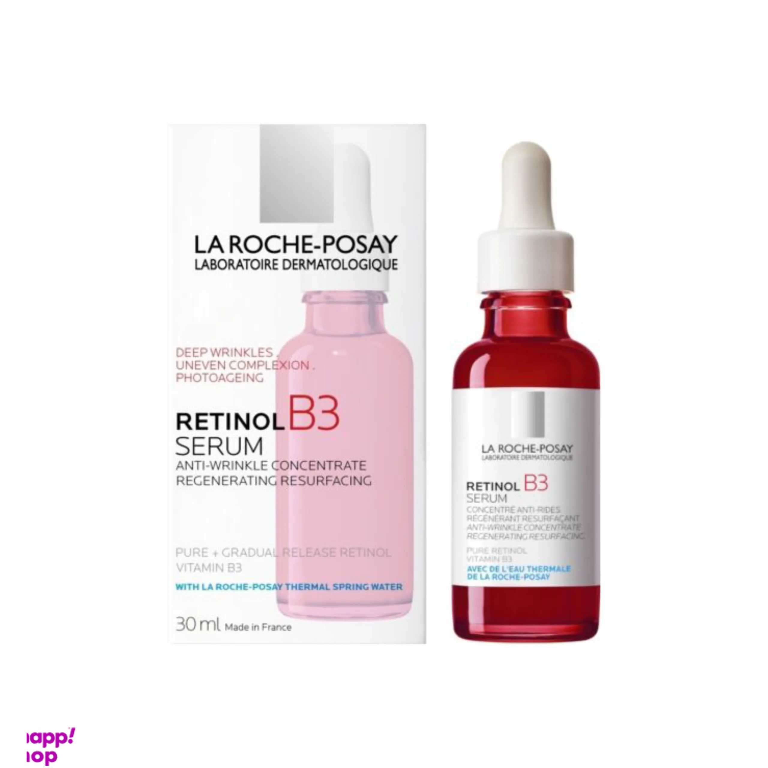 سرم مرطوب کننده لاروش پوزای مدل Retinol حجم 30 میلی لیتر