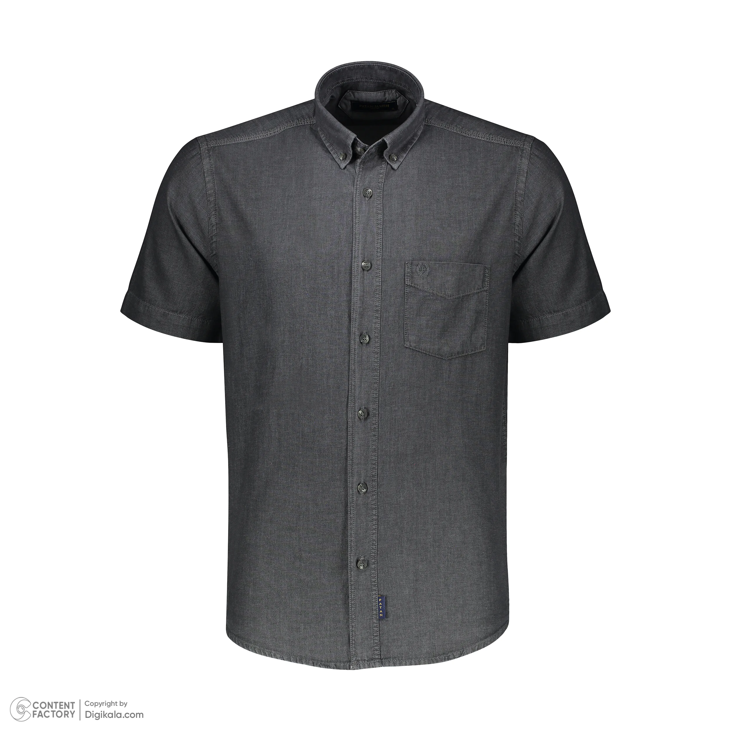 پیراهن آستین کوتاه یقه برگردان مردانه پاتن جامه مدل 04MC8113