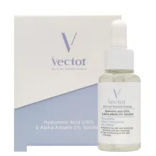 سرم هیالورونیک اسید و آلفا آربوتین وکتور مدل Hyaluronic & Alpha Arbutin حجم 30 میلی لیتر