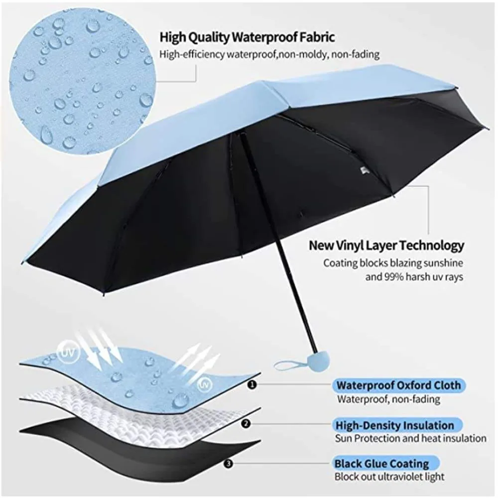 چتر گلد ایر مدل جیبی کیف دار کد Round6