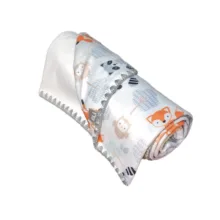 پتو نوزاد مادرکر مدل روباه وراکون سایز 80×80 سانتی متر