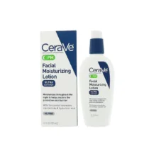 لوسیون مرطوب کننده شب سراوی مدل ultra Lightweight مناسب پوست نرمال تا چرب حجم 89 میلی لیتر