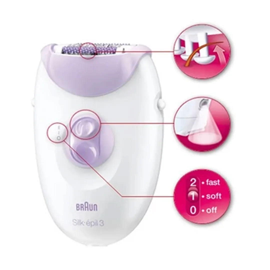 ماشین اصلاح موی بدن بانوان براون مدل 3170